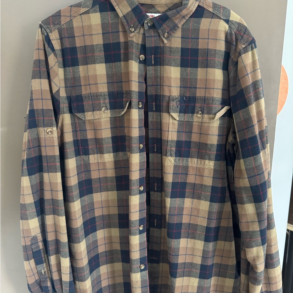 Plaid Button-Up Shirt